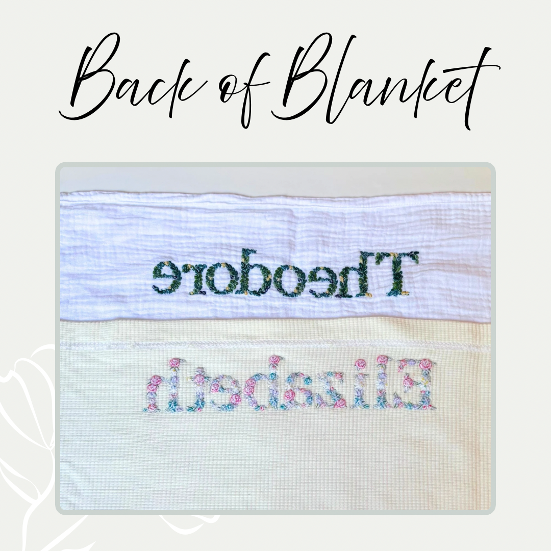 Baby Blanket - Pastel Floral