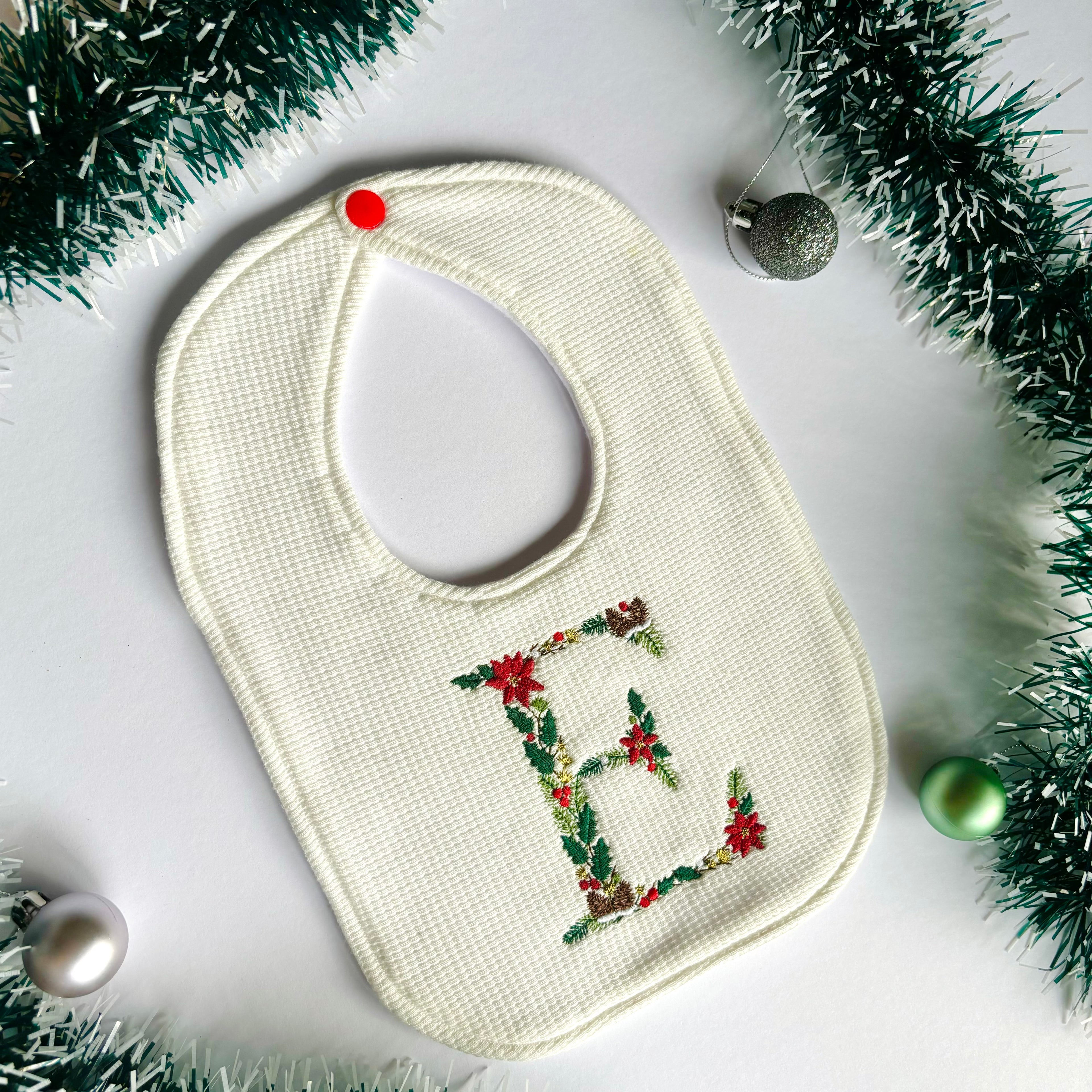 Bib - Christmas Initial