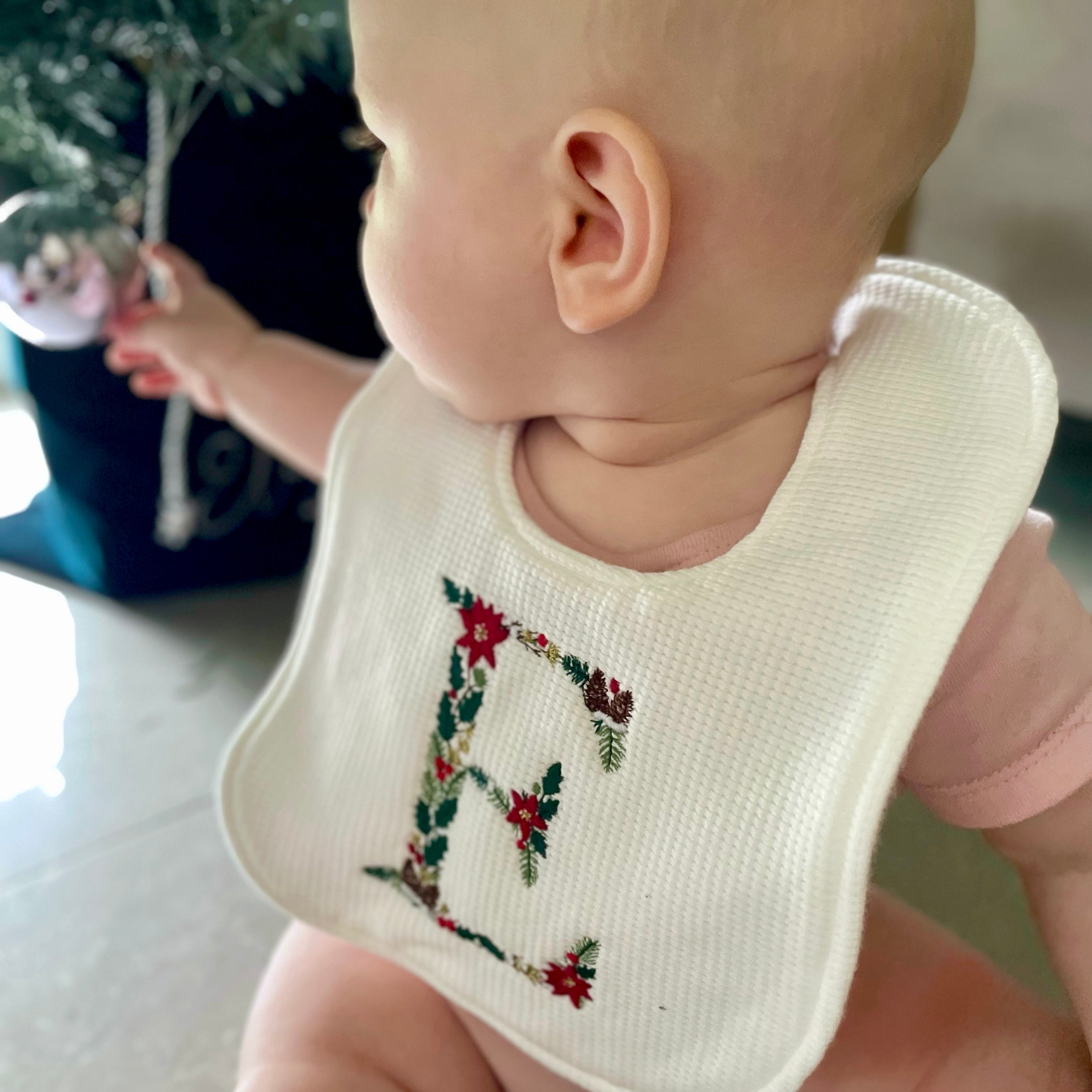 Bib - Christmas Initial