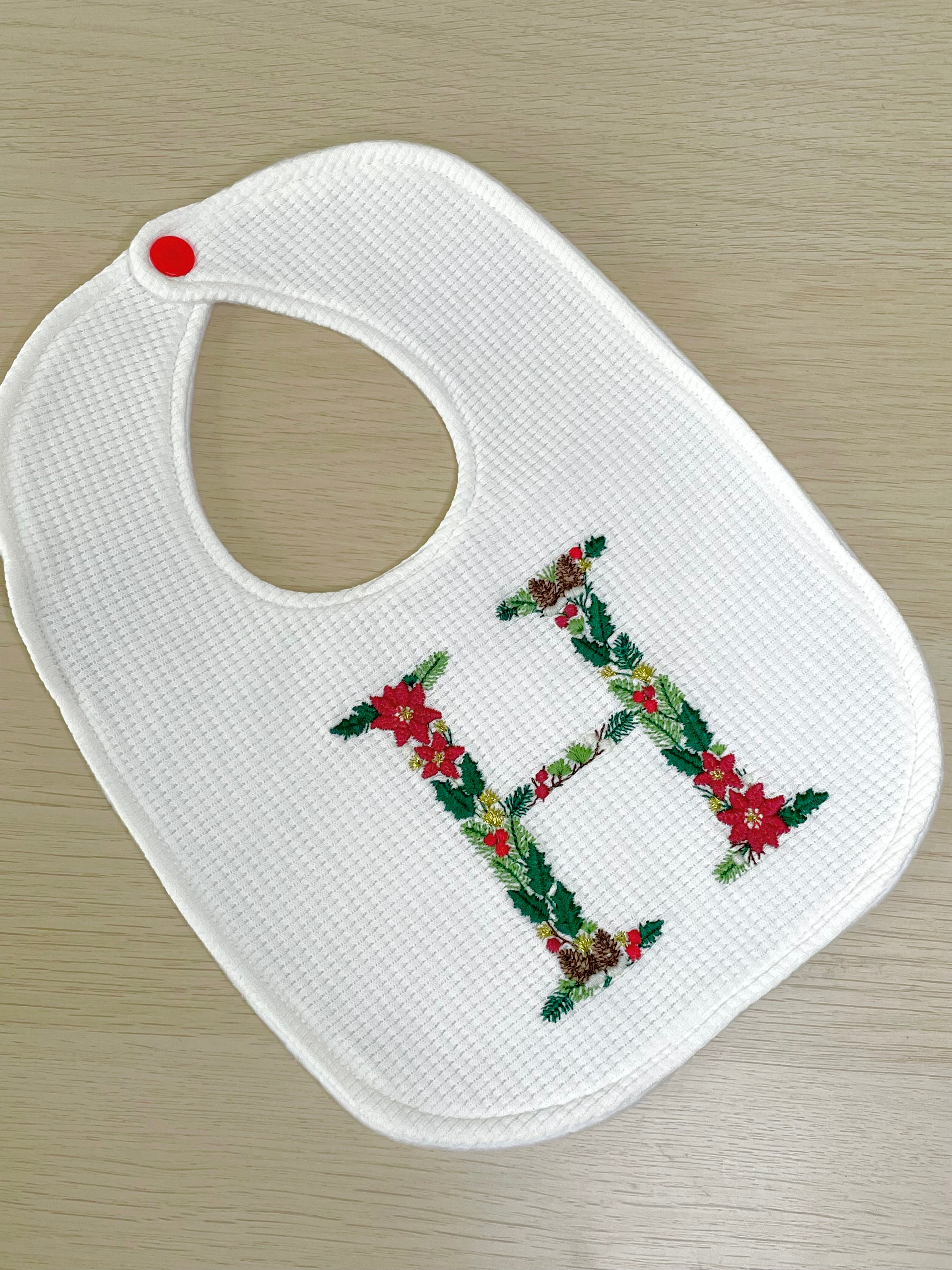 Bib - Christmas Initial