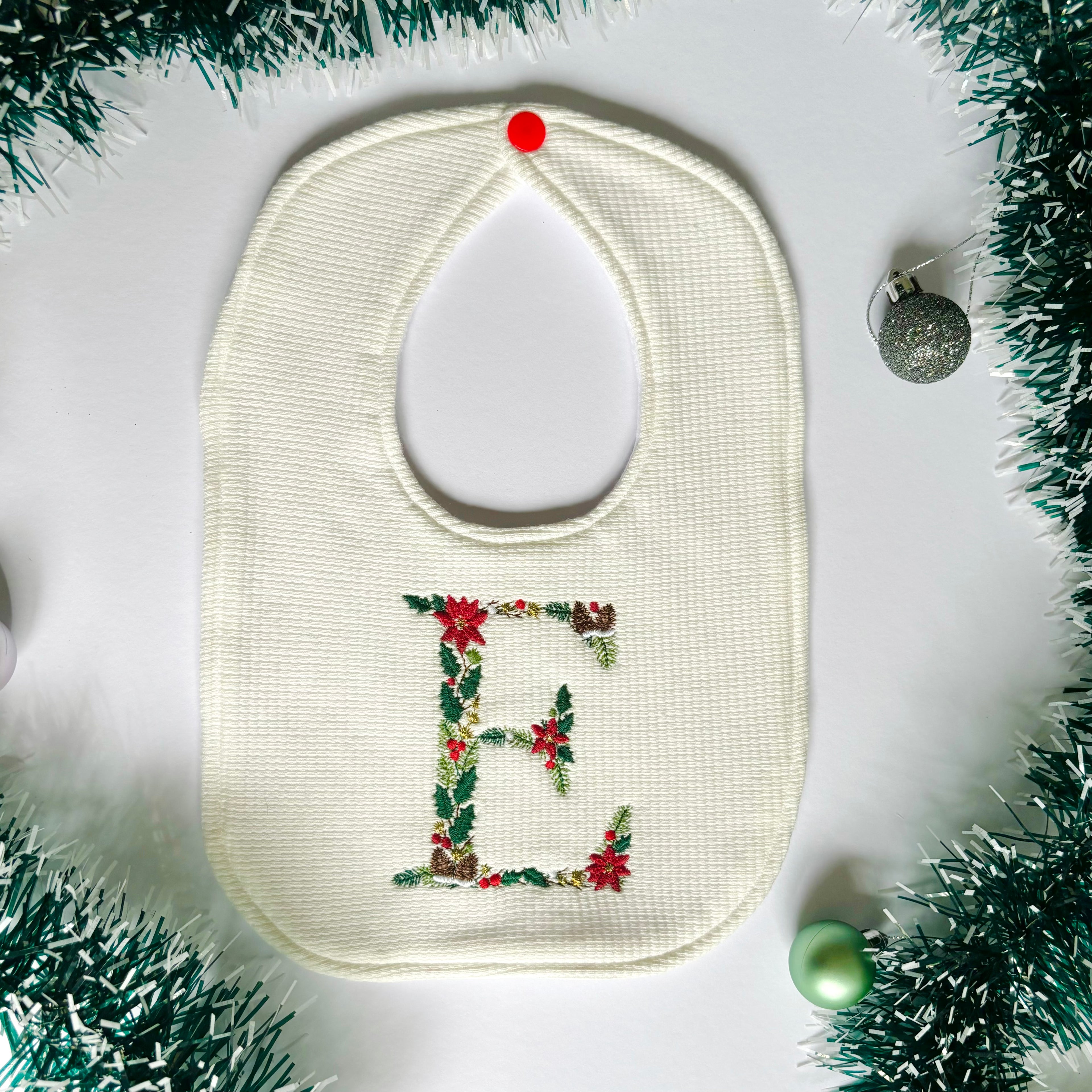 Bib - Christmas Initial