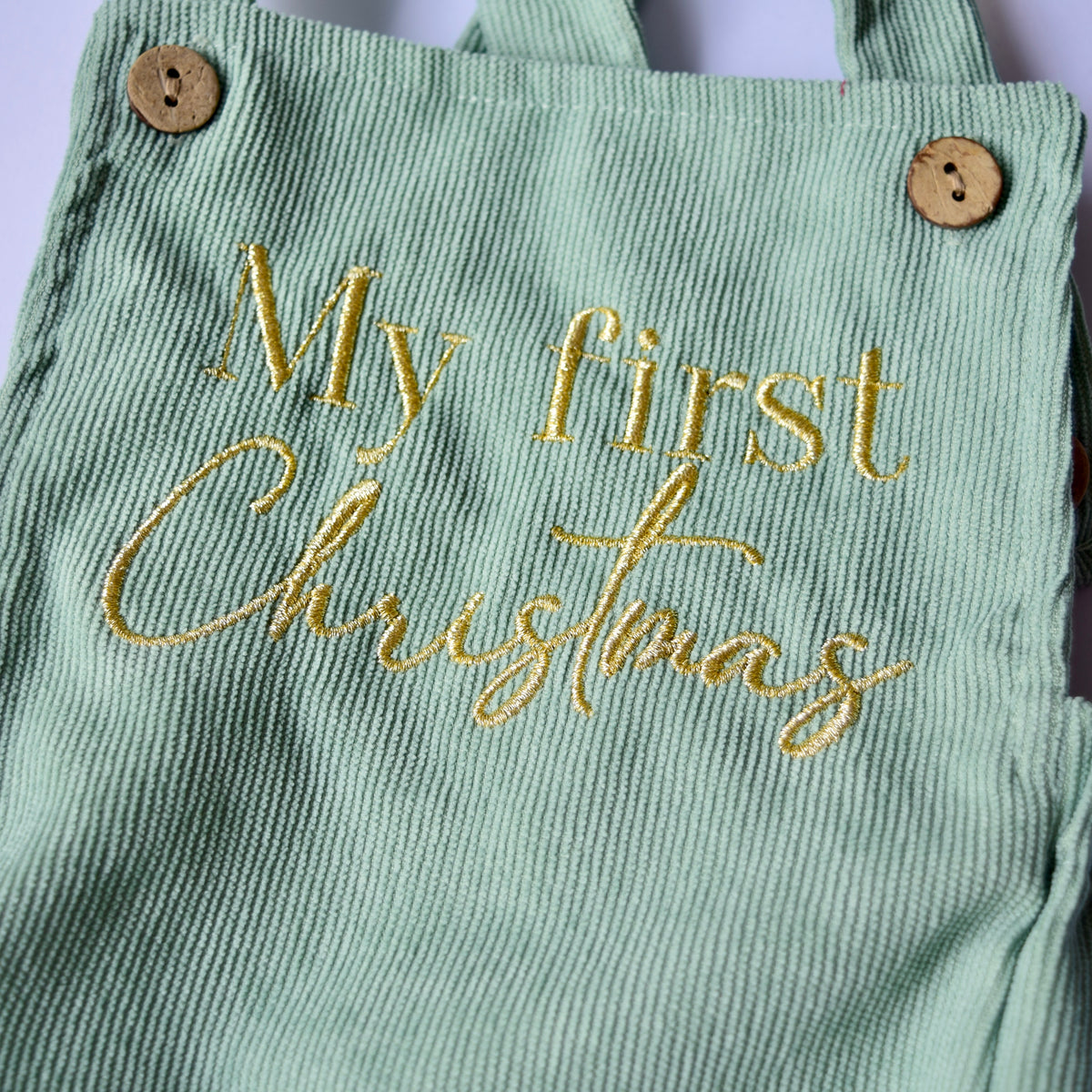Overalls - My First Christmas