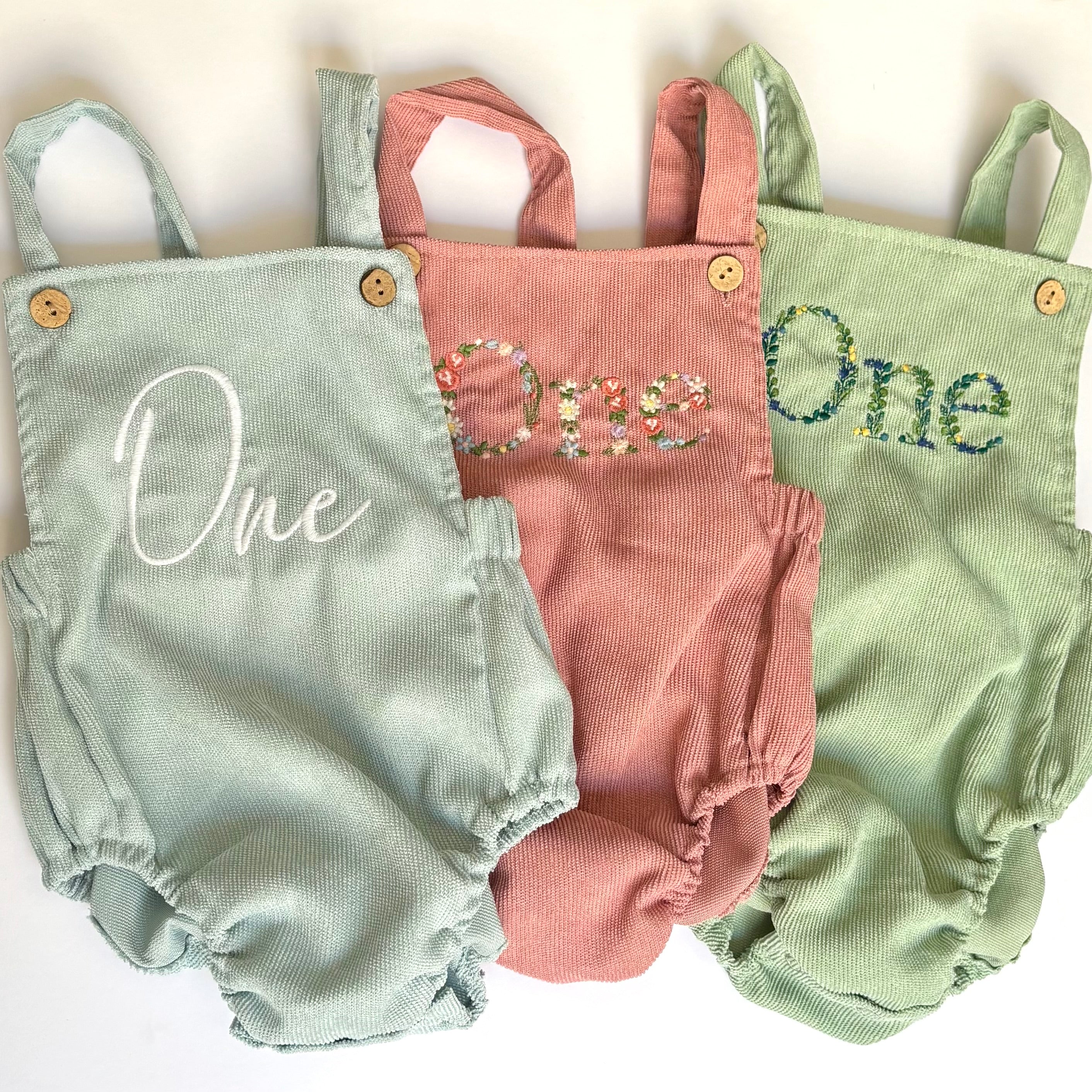 Overalls - One (Various Fonts)