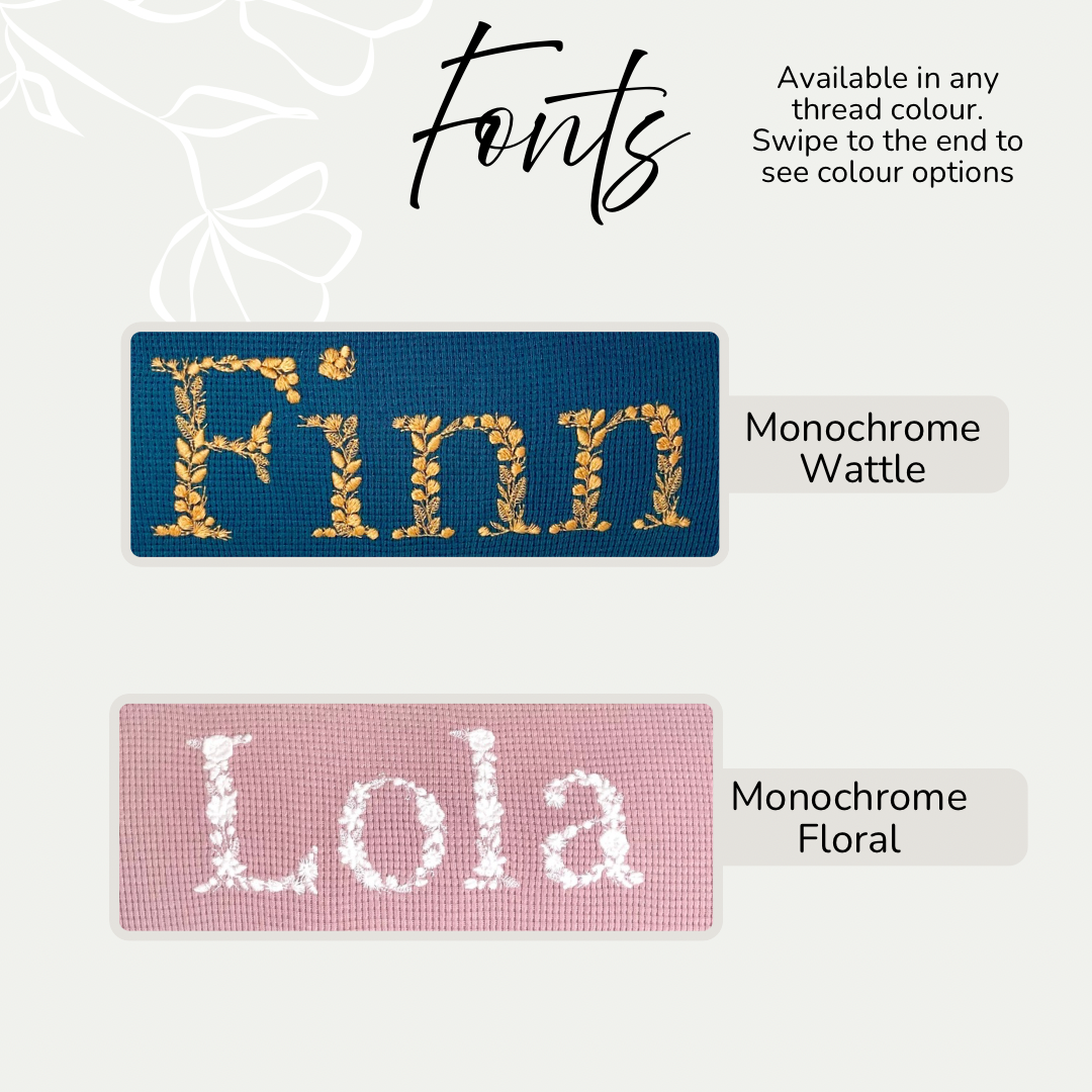 Backpack - Various Fonts