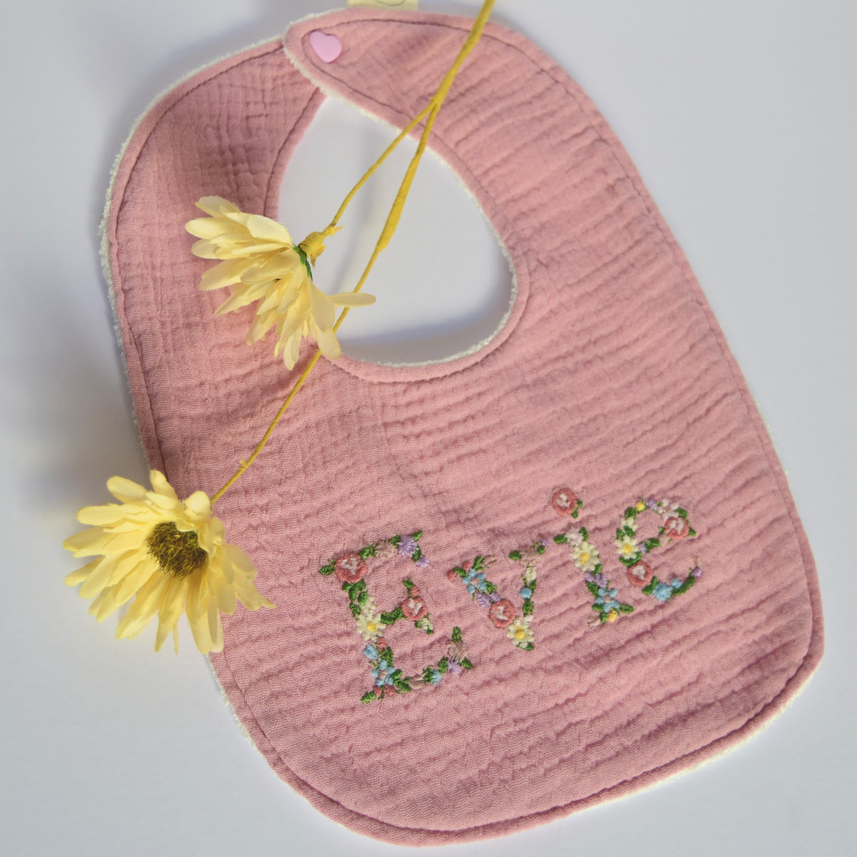 Bib - First Name (Cottage)