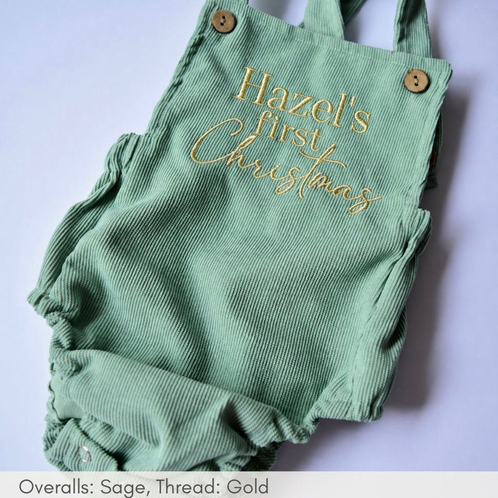 Overalls - My First Christmas (Personalised)
