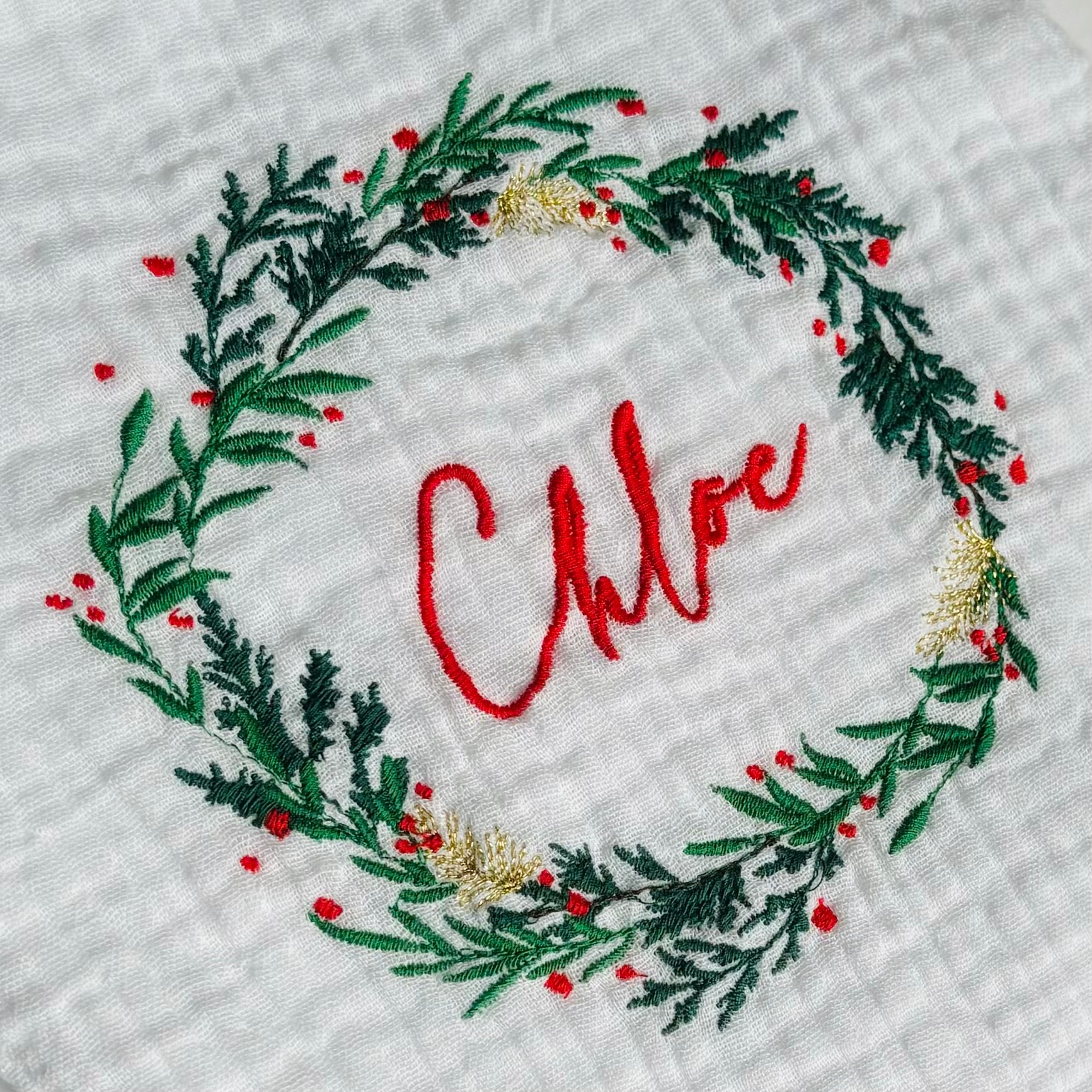 Santa Sack - Wreath