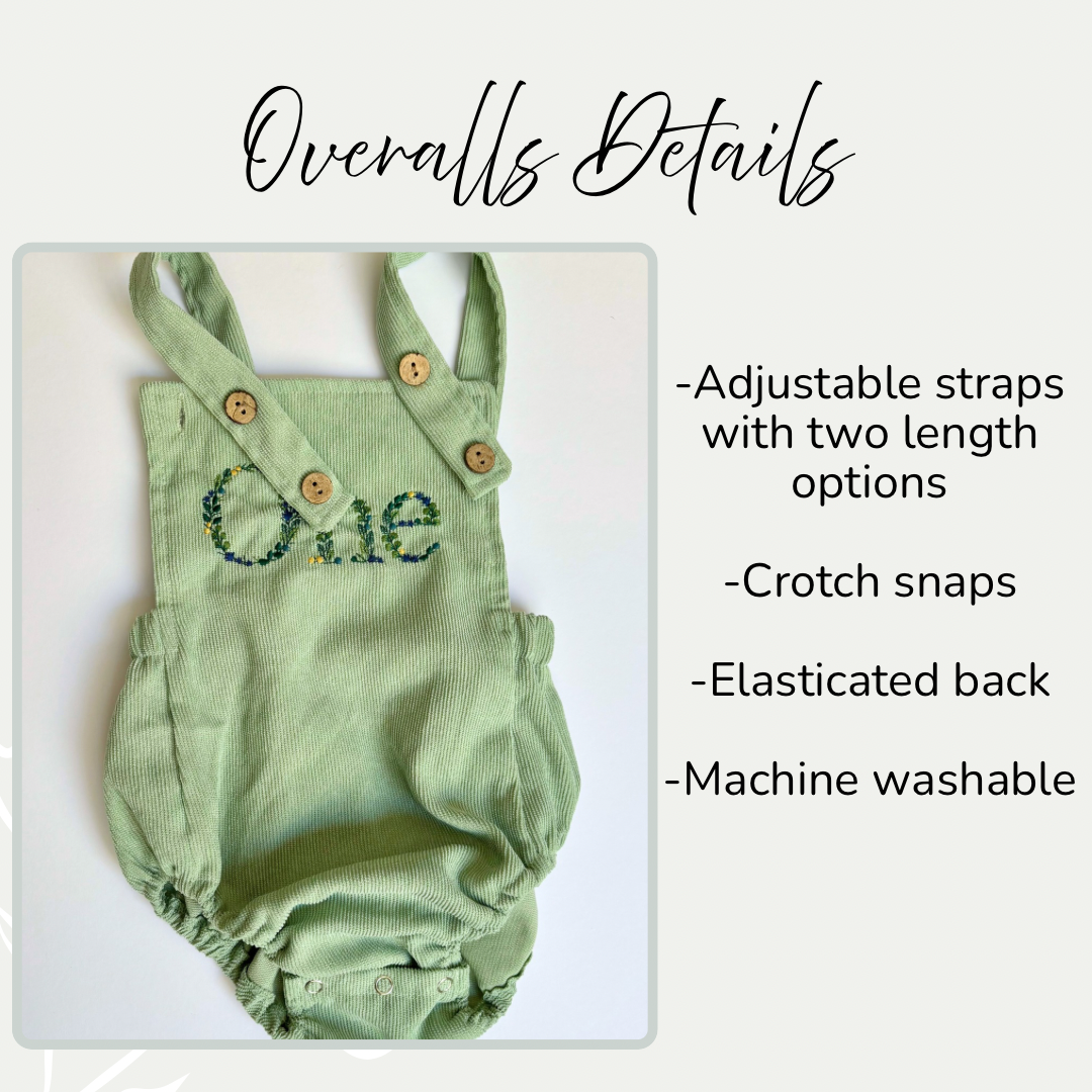 Overalls - One (Bright Floral)