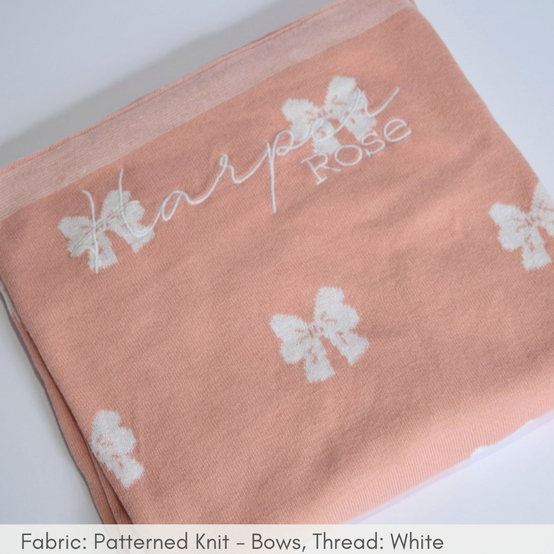 Baby Blanket - Bows