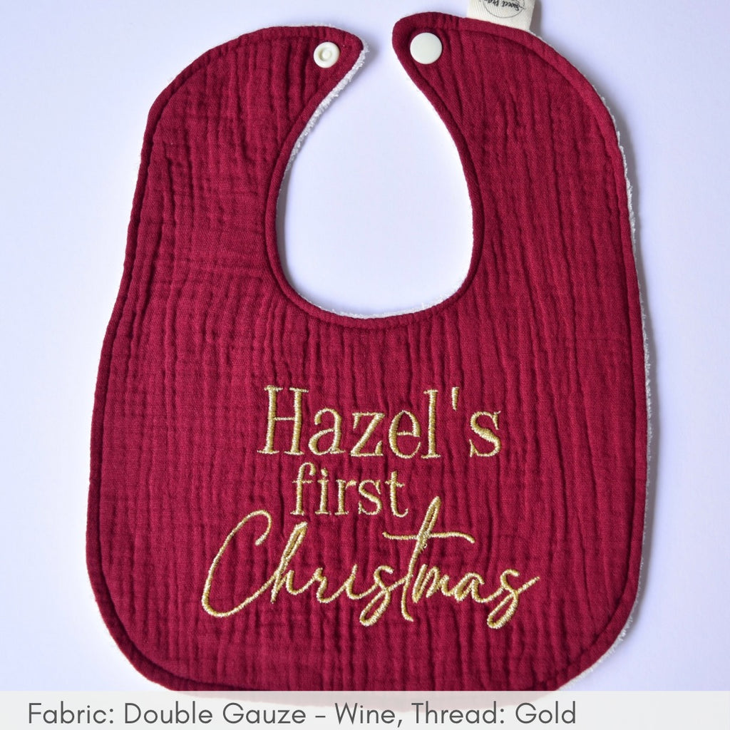 Bib - My First Christmas (Personalised)