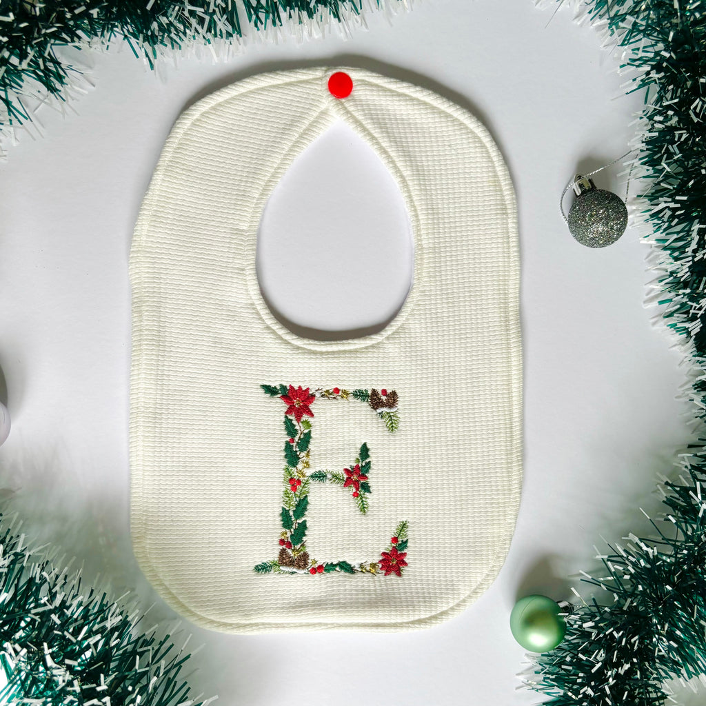 Bib - Christmas Initial