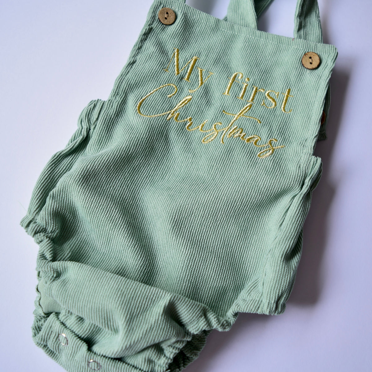 Overalls - My First Christmas