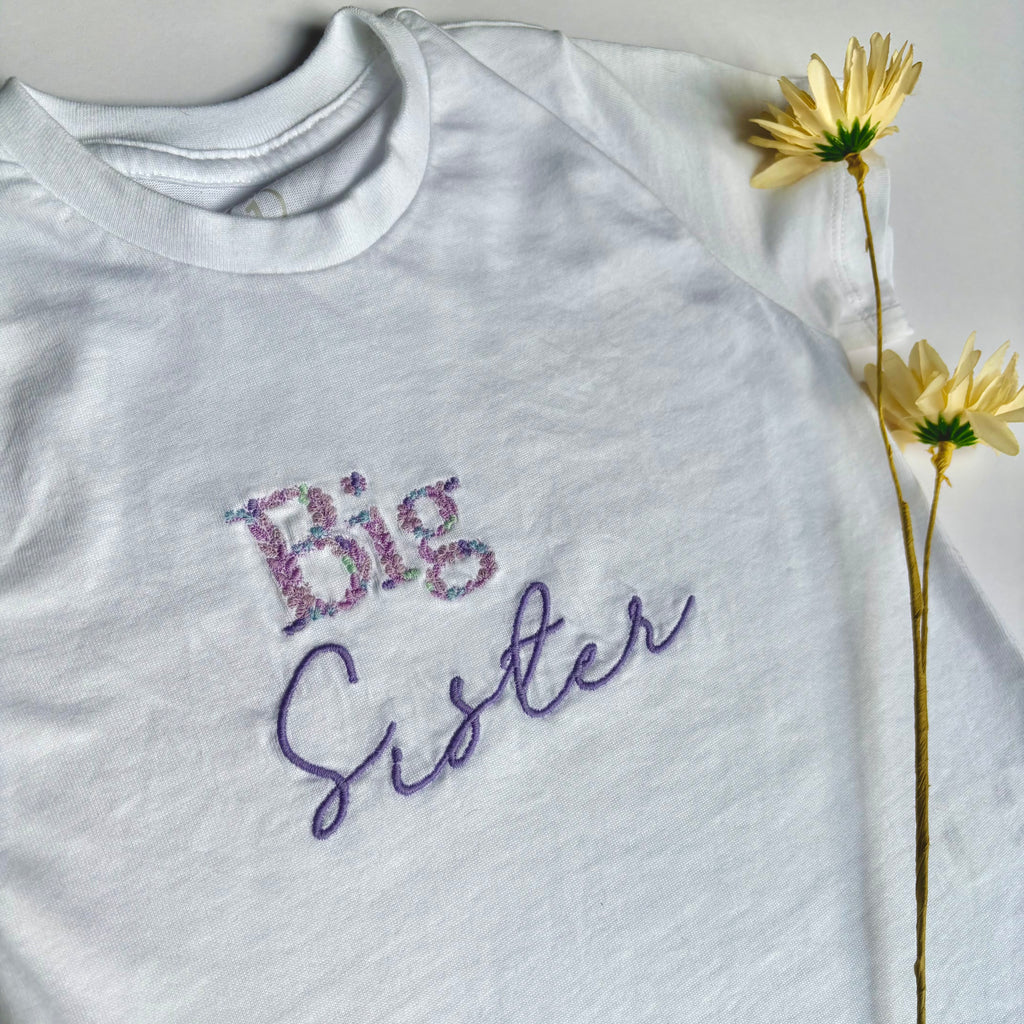 T-shirt - Big Sister (Lavender)