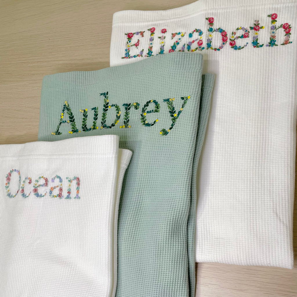 Baby Blanket - Pastel Floral