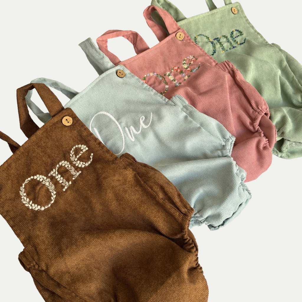 Overalls - One (Various Fonts)