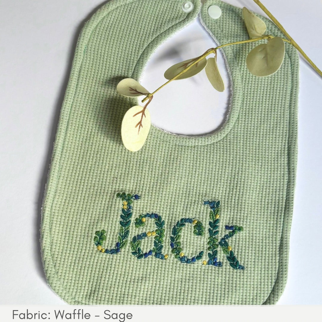 Bib - First Name (Various Fonts)