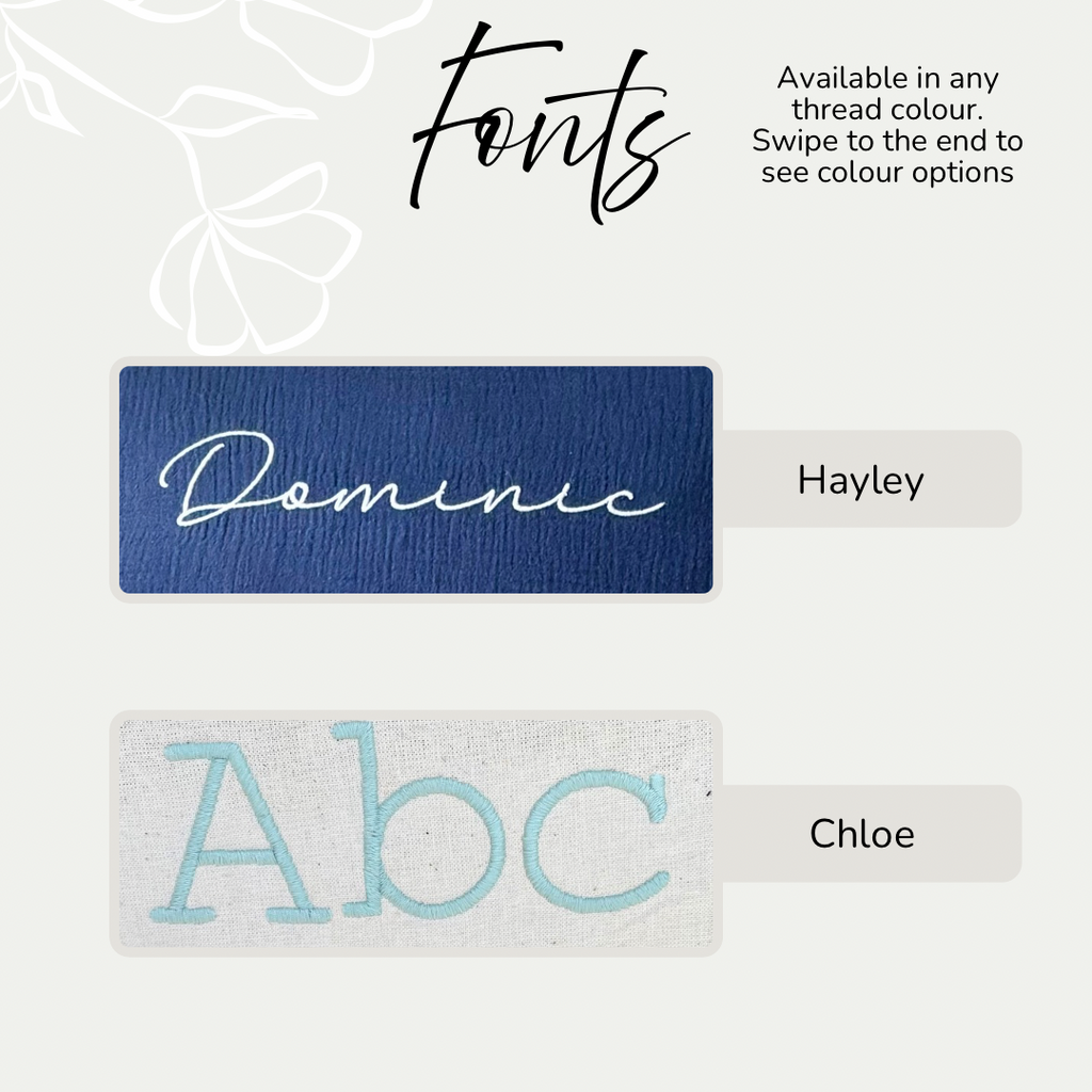 Overalls - One (Various Fonts)