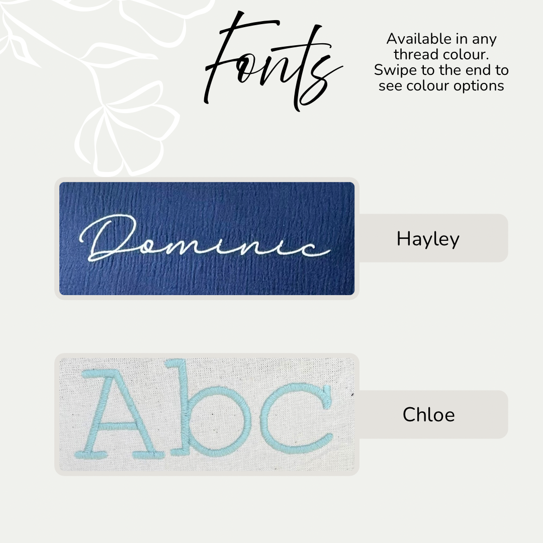 Overalls - One (Various Fonts)